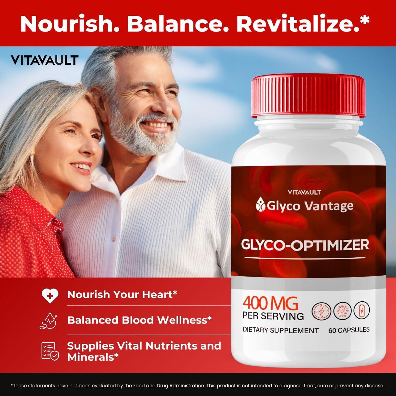 Vitavault Glyco Vantage Capsules 60 Count