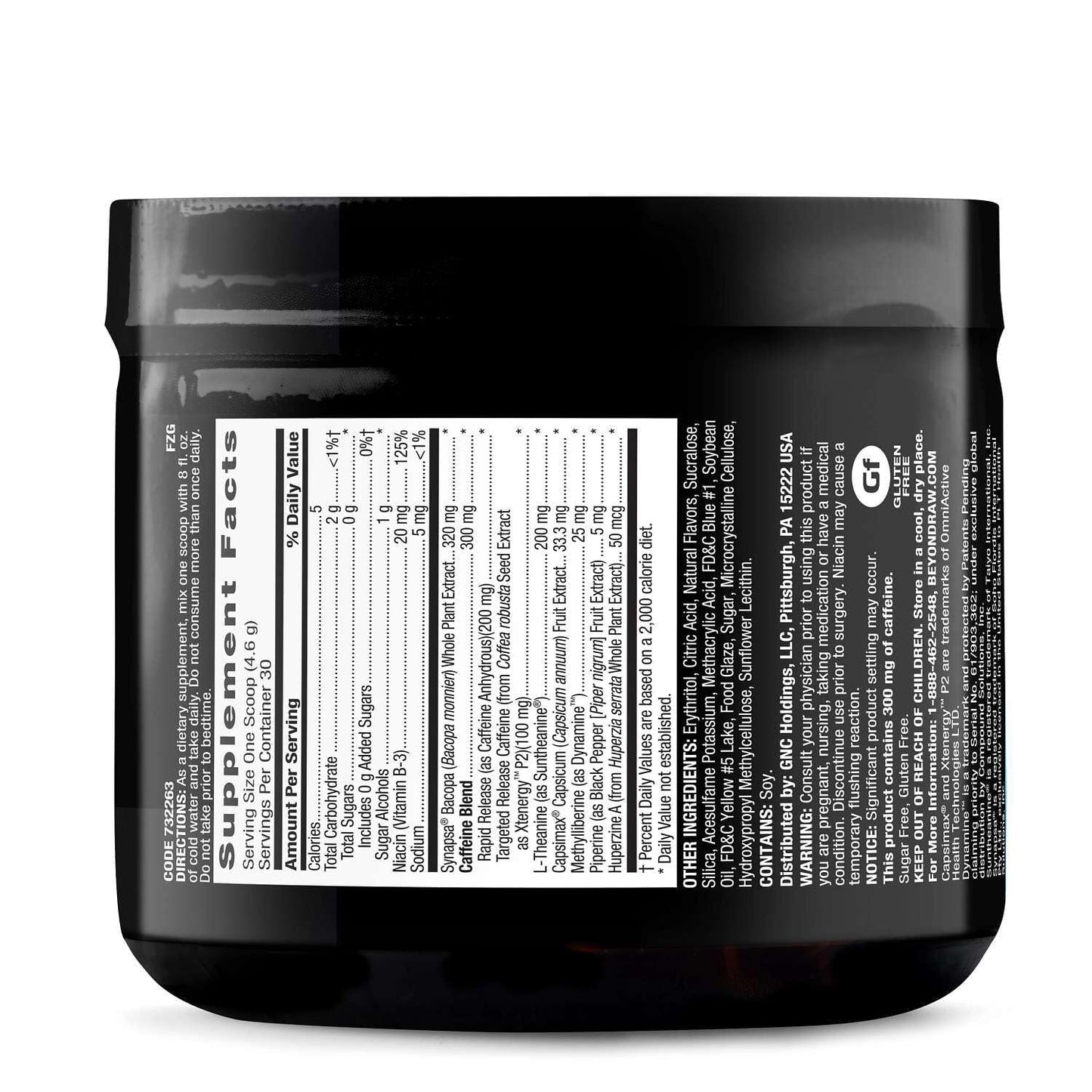 BEYOND RAW Burn MF Metabolic Formula Thermo Activator Powder 30 Servings