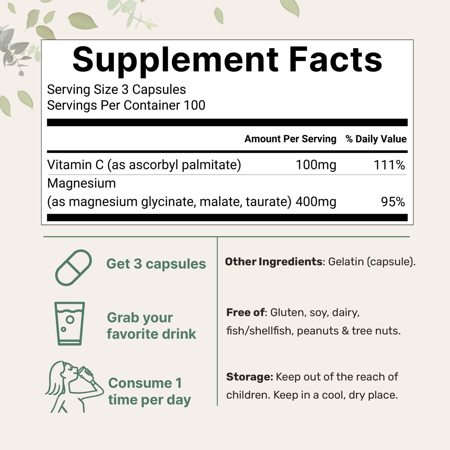 Micro Ingredients Vitamin D3 10,000iu + K2 200mcg Softgels & Pure Triple Magnesium Complex 400mg Capsules, 600 Count