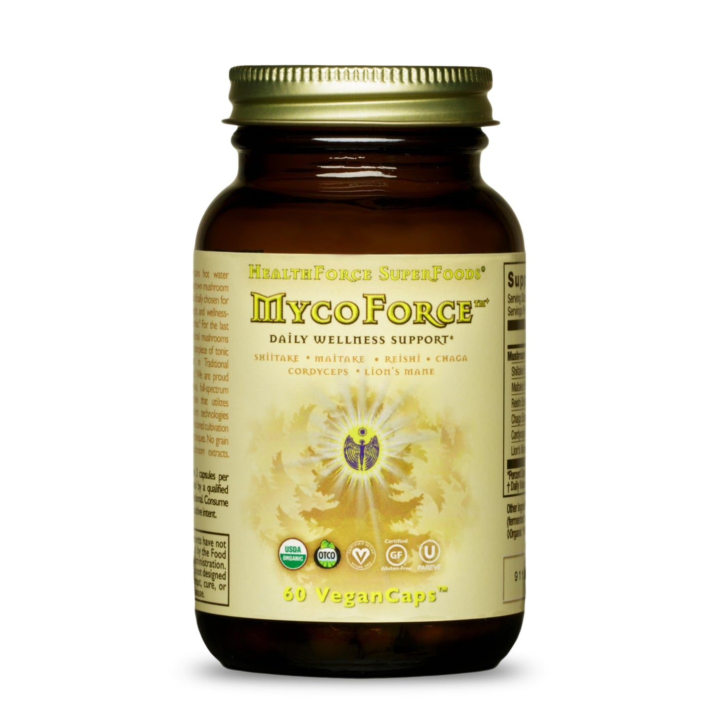 HealthForce SuperFoods MycoForce Capsules 60 Count