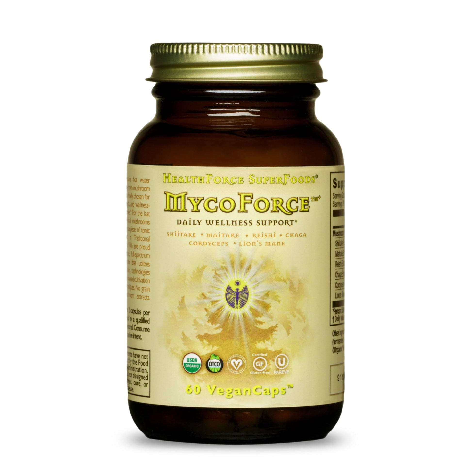 HealthForce SuperFoods MycoForce Capsules 60 Count