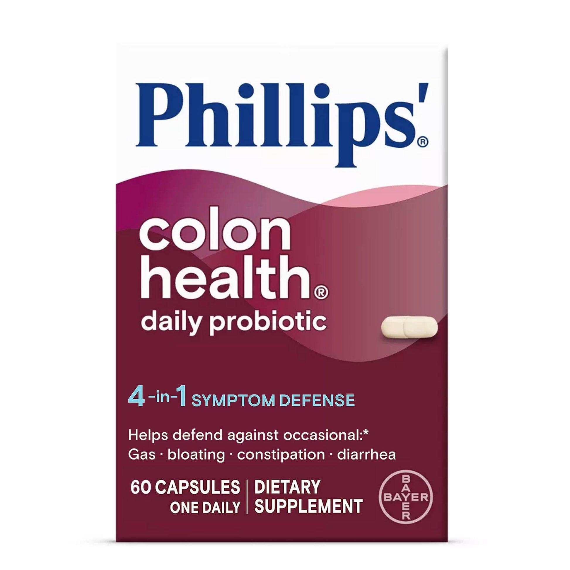 Phillips' Colon Health Daily Probiotic Capsules, 60 Count