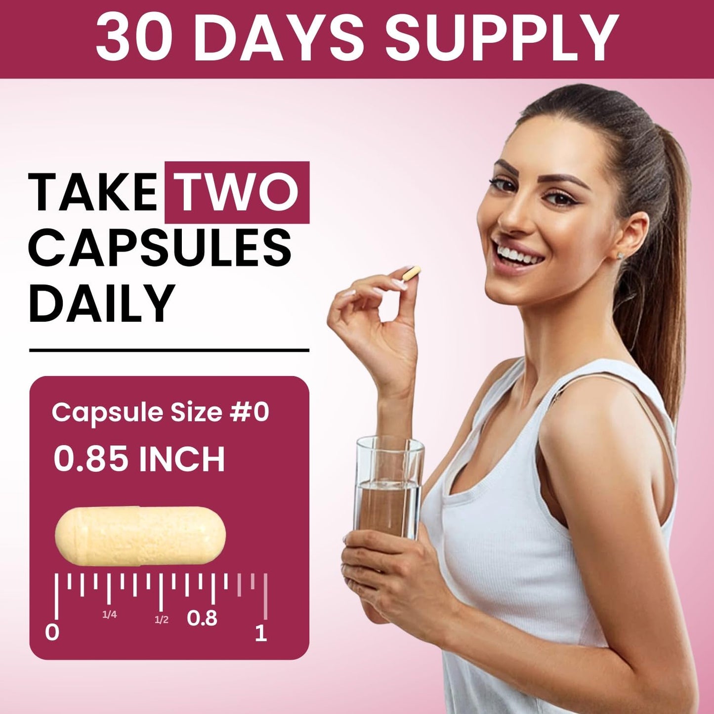 VITBOOST B12 Complex with Hyaluronic Acid, Collagen & Folate, Methylcobalamin 5000 mcg, 60 Capsules