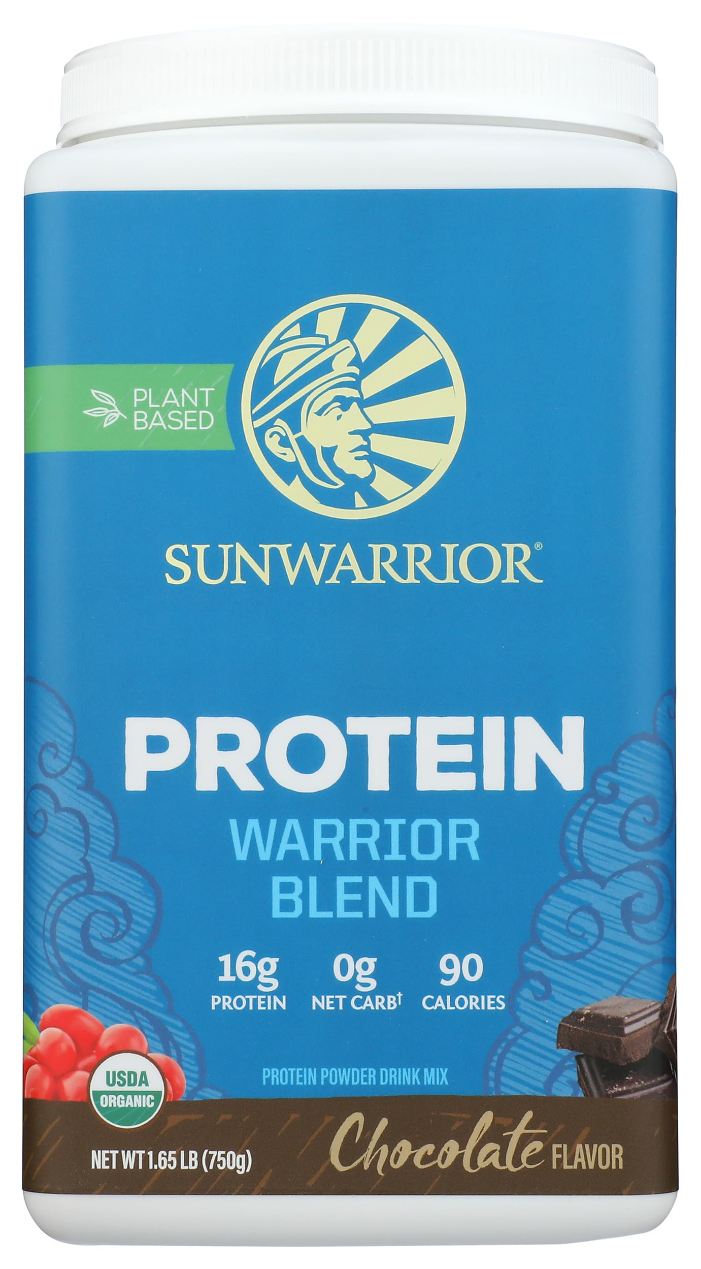 Sunwarrior Organic Plant Based Protein Powder 30 Servings