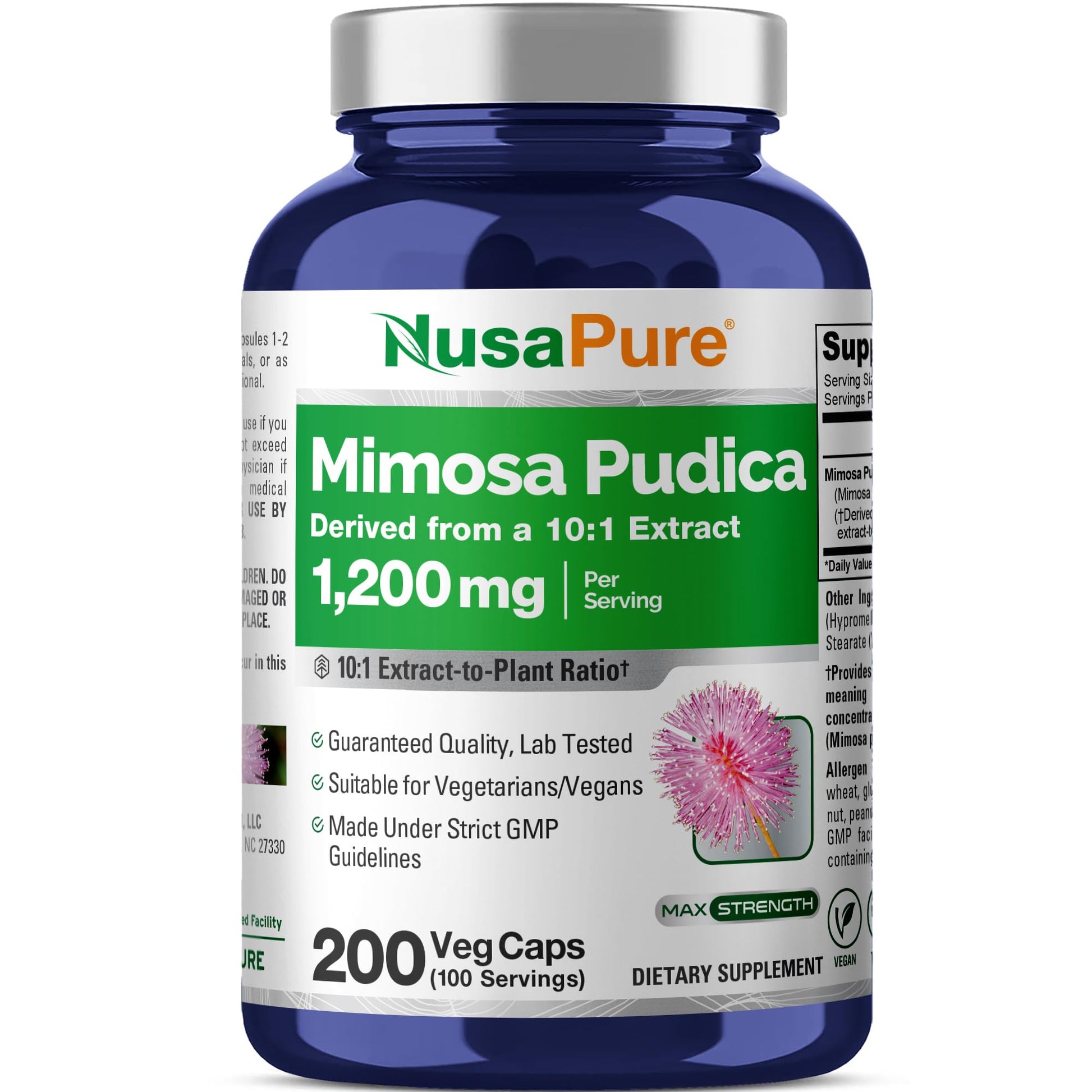 NusaPure Mimosa Pudica 200 Capsules