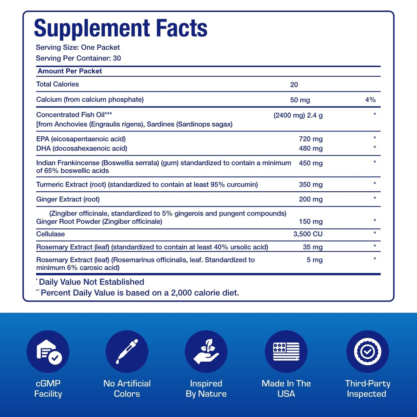Anabolic Laboratories DeFlame Tendon and Ligament Supplements 30 Tablets