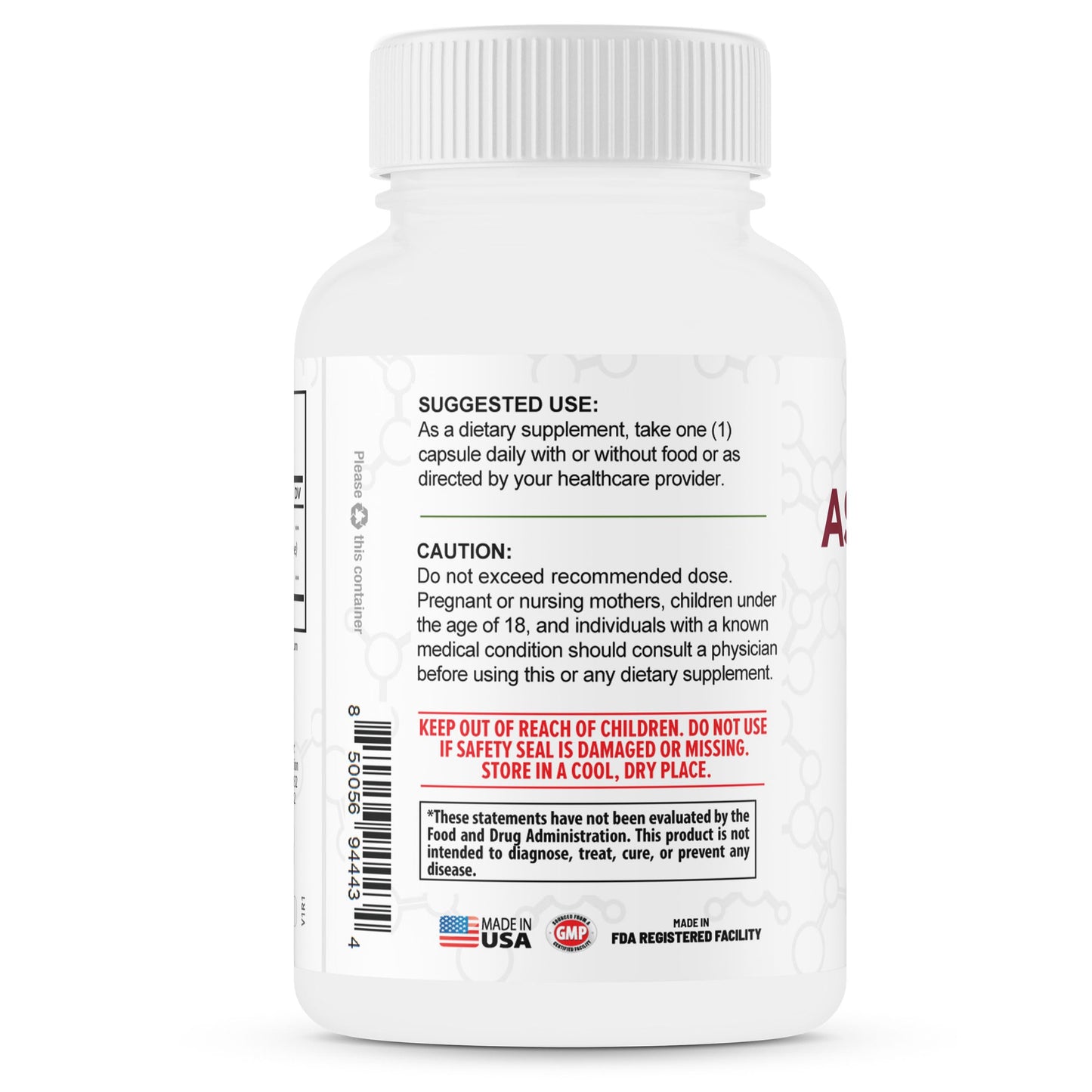 TerraForm Nutrition Astaxanthin Supplement, 60 Capsules