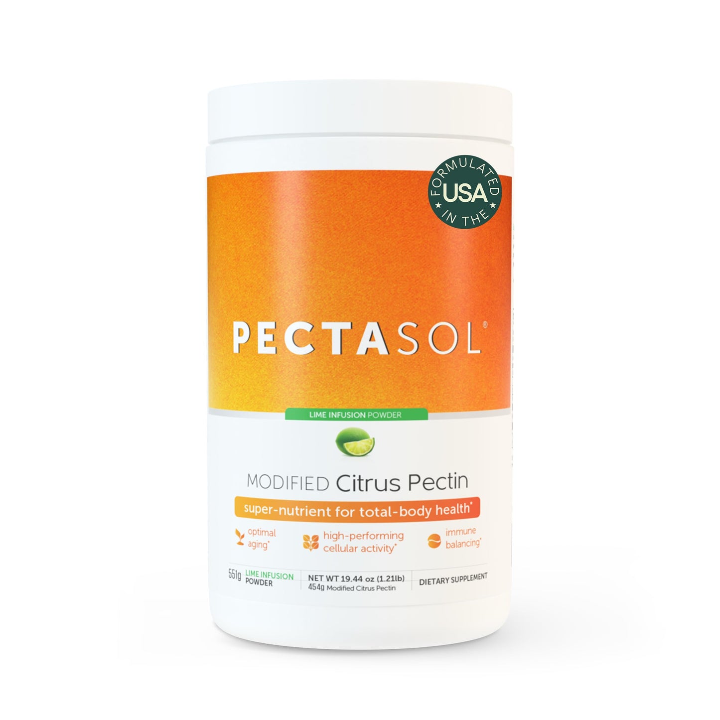 EcoNugenics PectaSol Modified Citrus Pectin Powder 19.436