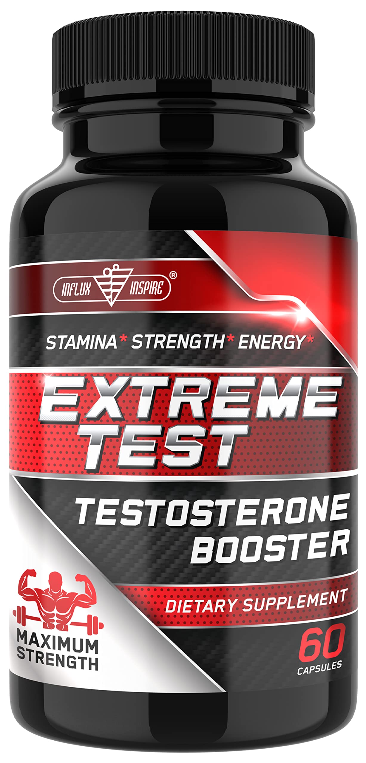 Influx Inspire Testosterone Booster for Men 60 Capsules