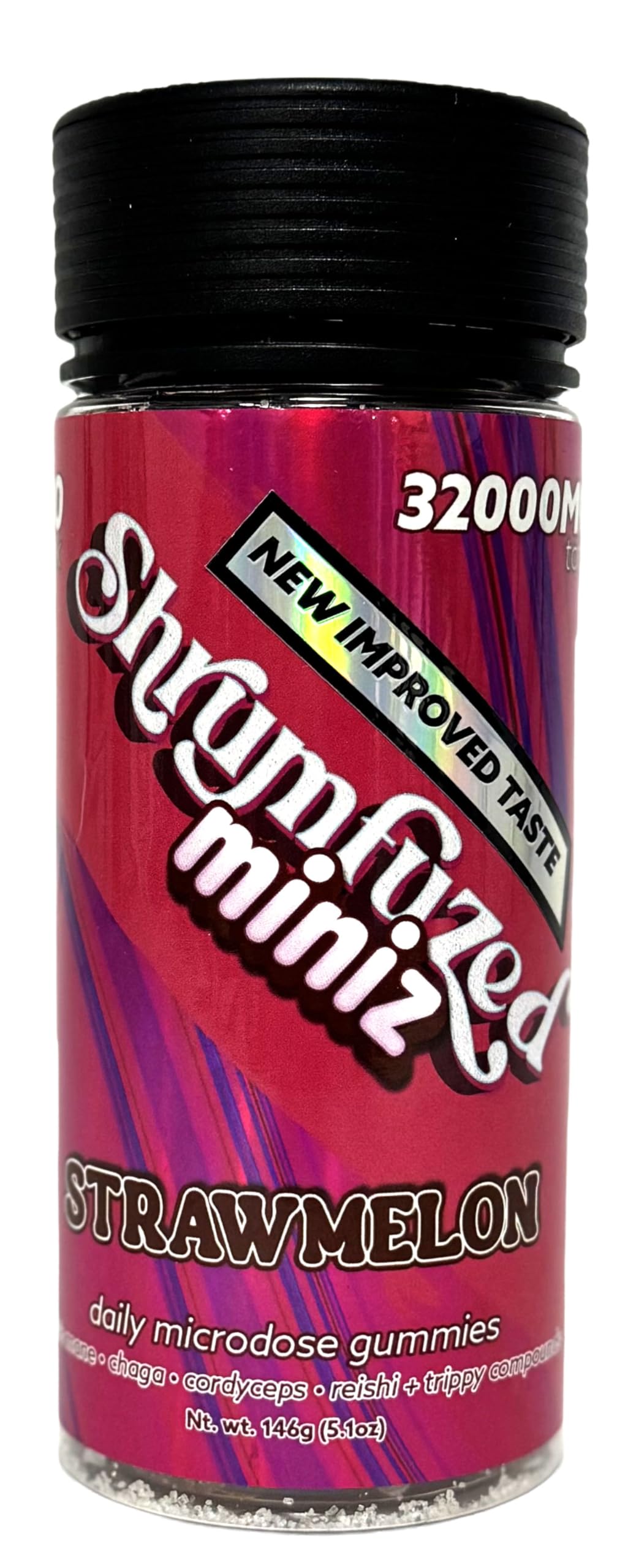 Shrumfuzed Miniz Proprietary Nootropic Mushroom Gummy, 100 Gummies