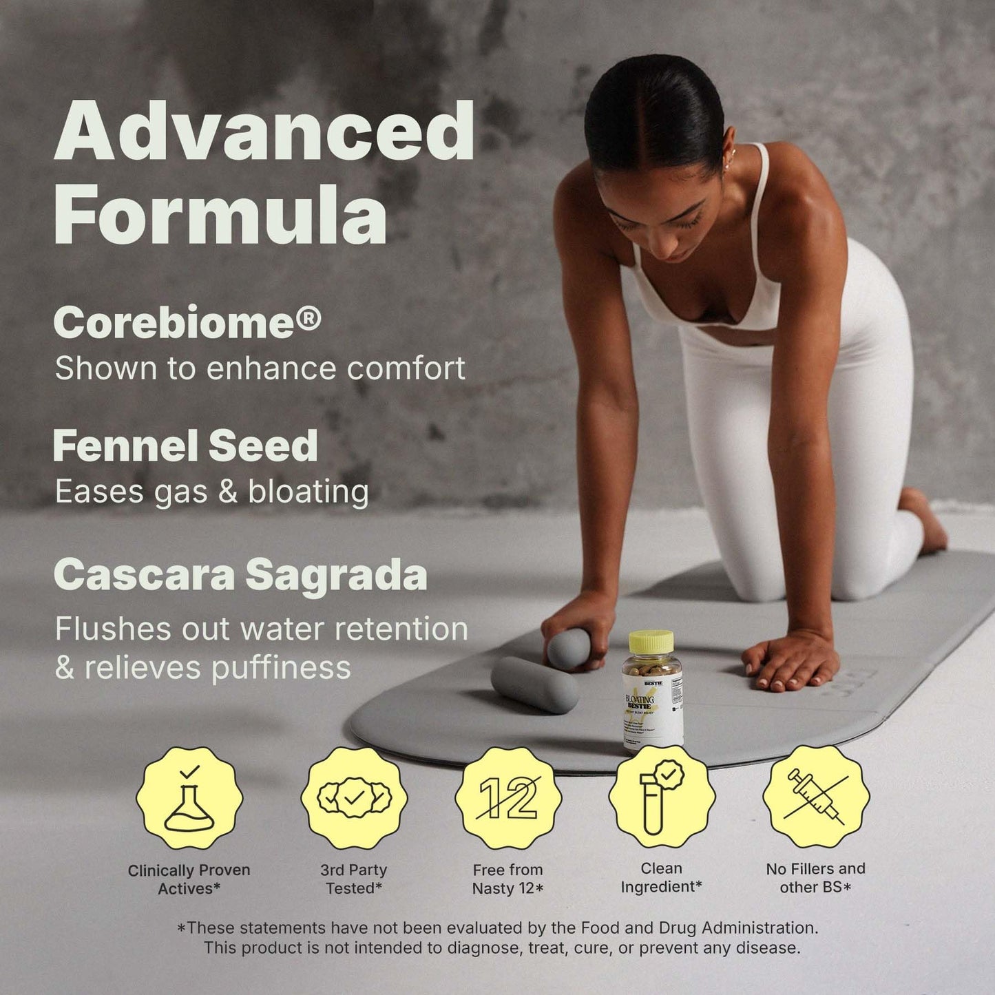 Biohacking Bestie Bloating Bestie Supplement Capsule 30