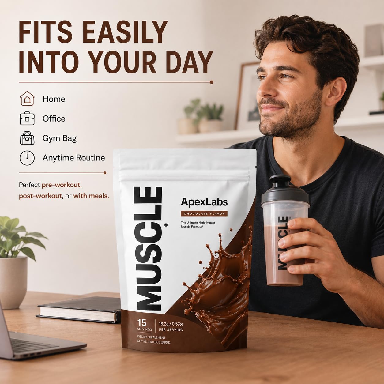 Apex Labs Muscle Powder 1 Count