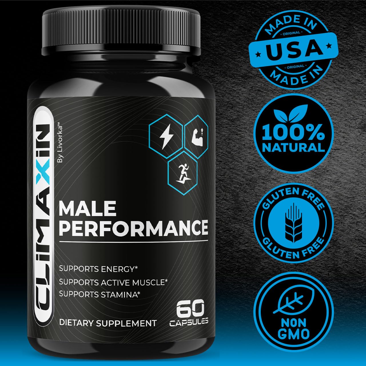LIVORKA Climaxin for Men Capsules 300 Capsules