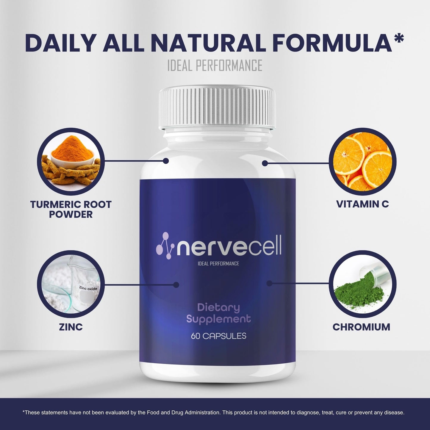IDEAL PERFORMANCE Nervecell Capsule, 60 Count