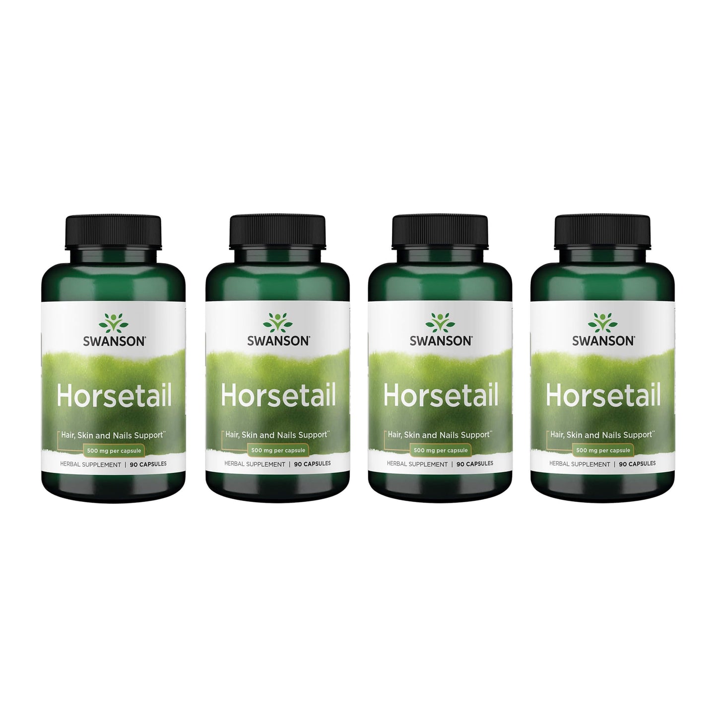 Swanson Horsetail Herbal Supplement Supporting Healthy Hair, Skin & Nails - Natural Ingredients for Bone Health & Urinary Tract Support, 360 Capsules