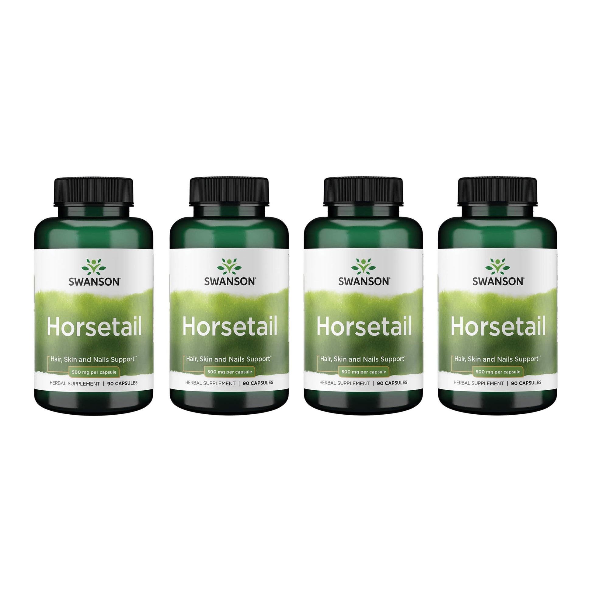 Swanson Horsetail Herbal Supplement Supporting Healthy Hair, Skin & Nails - Natural Ingredients for Bone Health & Urinary Tract Support, 360 Capsules