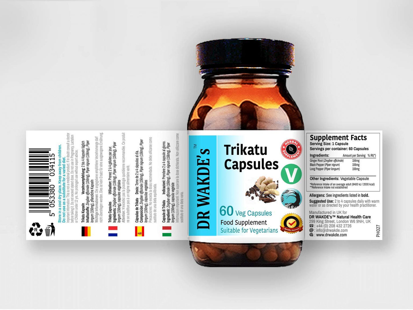 DR WAKDE's Trikatu Capsules 1 Capsule