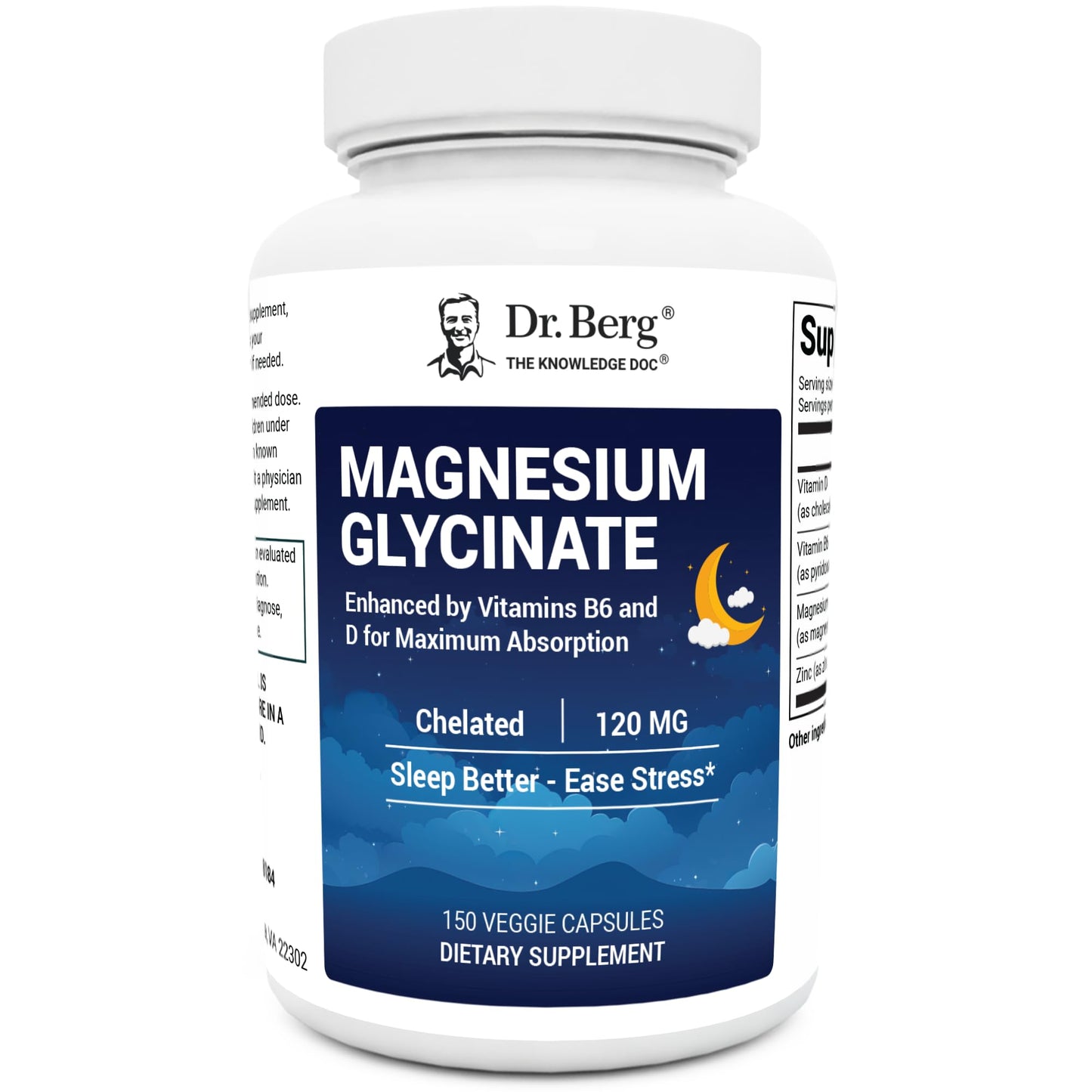 Dr. Berg Nutritionals Magnesium Glycinate Capsule 150 Count