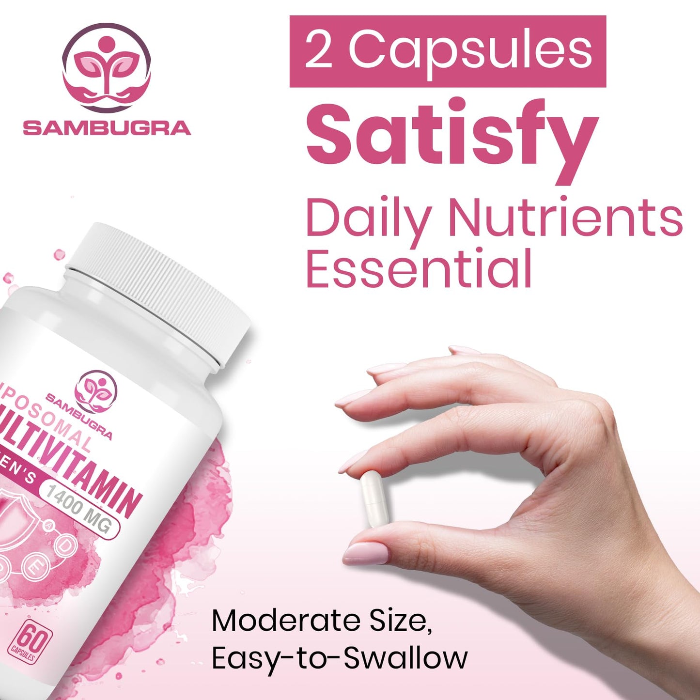 Sambugra Liposomal Multivitamin for Women 1400MG, 120 Capsules