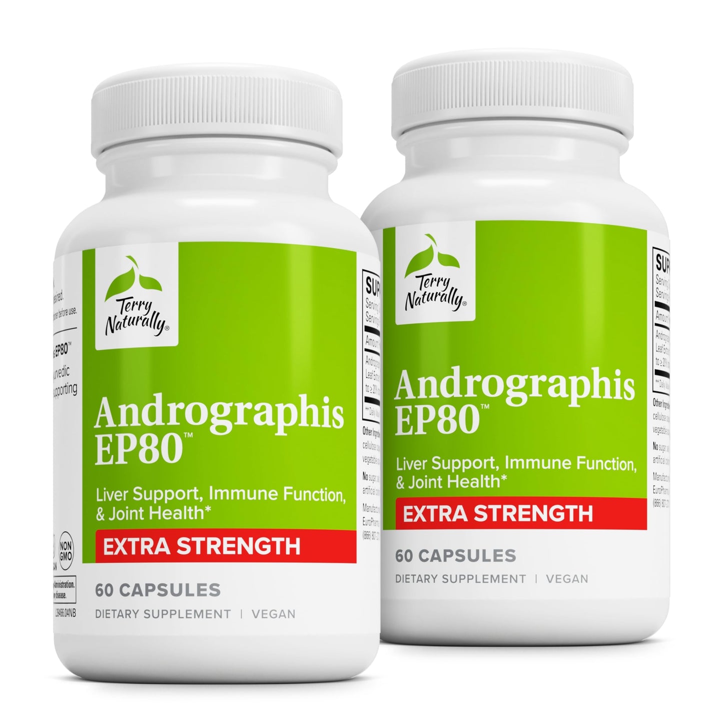 Terry Naturally Andrographis EP80 Extra Strength, 120 Capsules