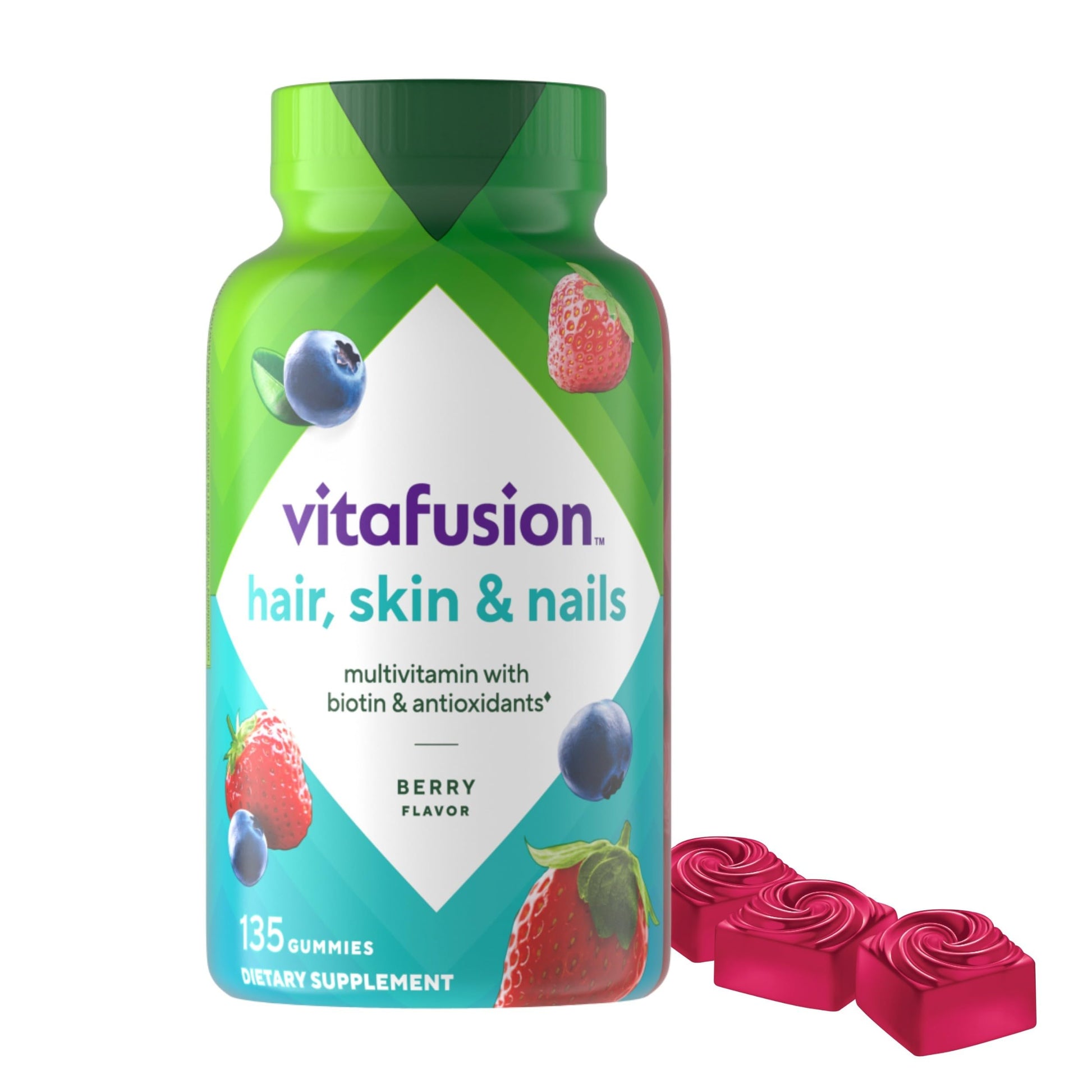 Vitafusion Gorgeous Hair, Skin & Nails Multivitamin Gummies, 135 Count