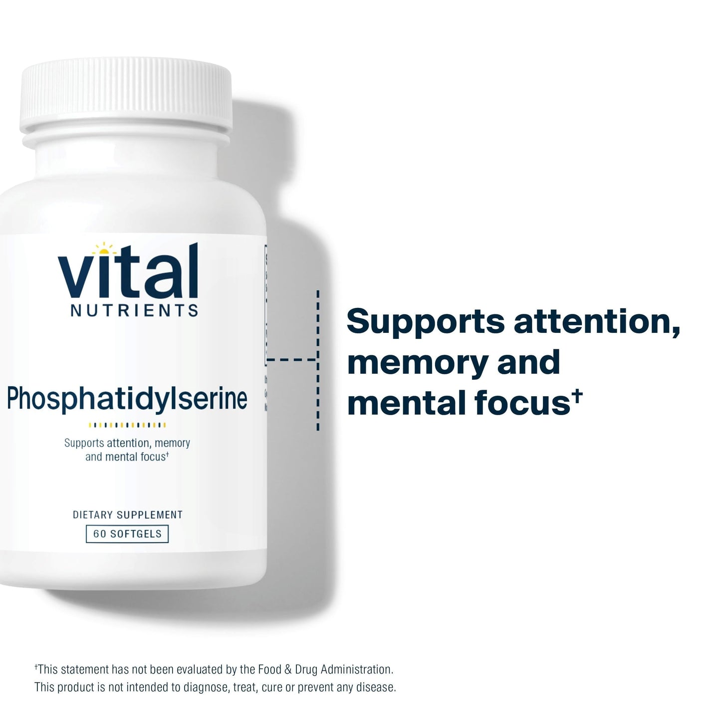 Vital Nutrients Phosphatidylserine 150mg Softgels 60 Count