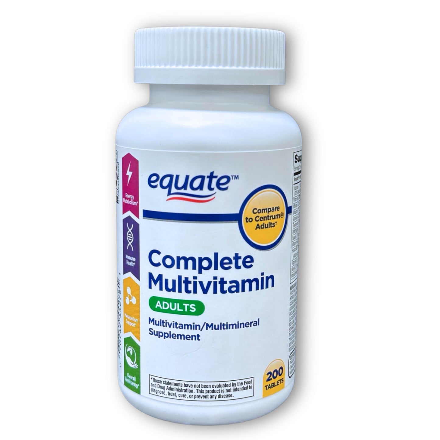 FUSION SHOP STORE Multivitamin Multimineral Supplement Tablets 200 Count