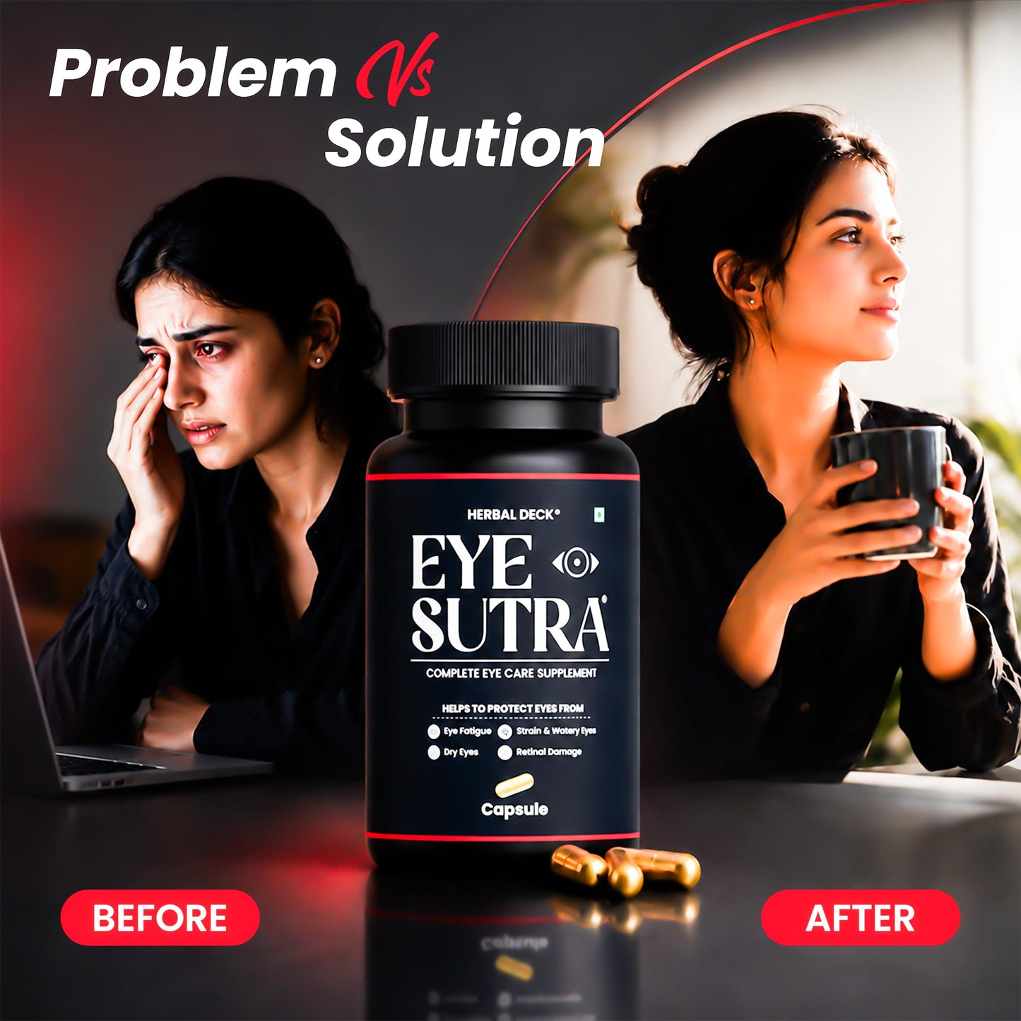 HERBAL DECK Eye Sutra 60 Capsules