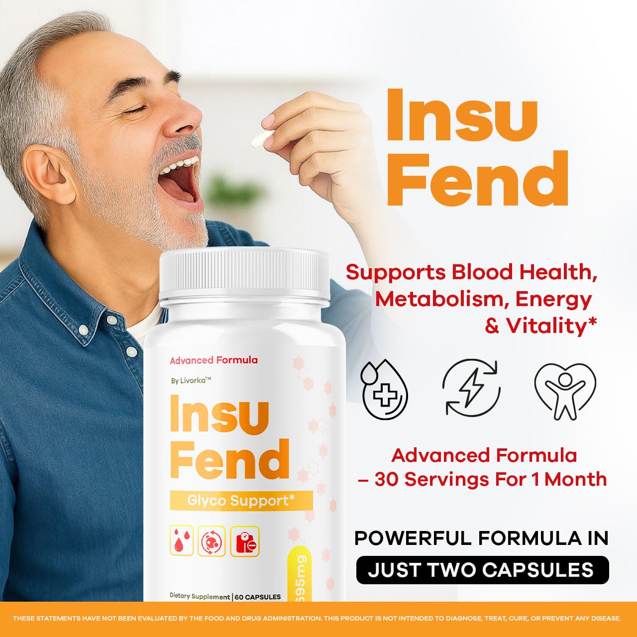 Wellnessesity Insufend Advanced Formula Capsules, 60 Count