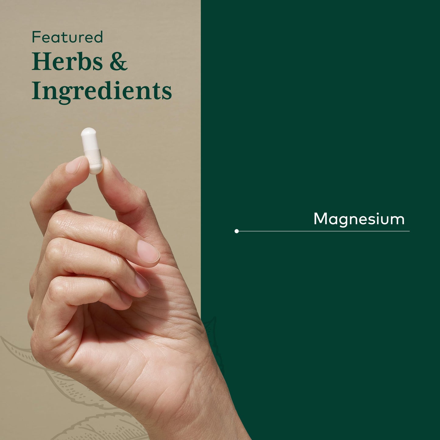 Gaia Herbs PRO Magnesium Glycinate 400mg Capsules, 180 Capsules