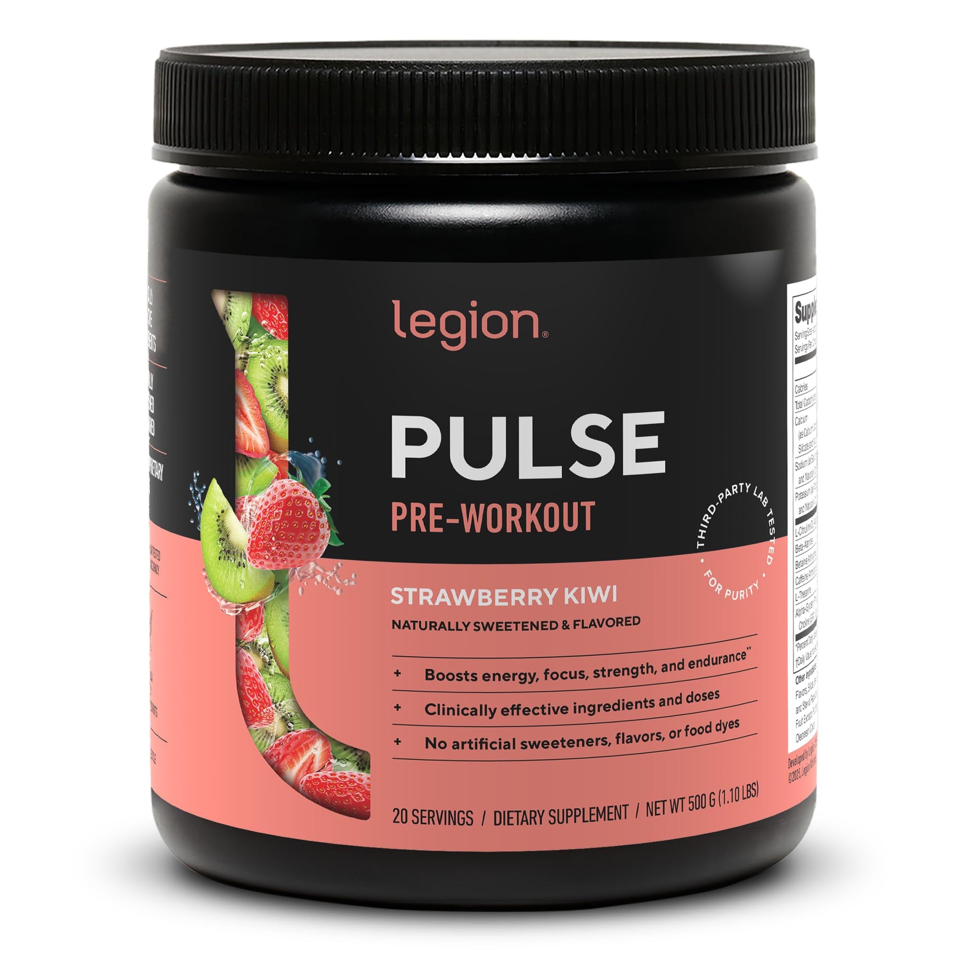 LEGION Pulse Pre Workout Powder 20 Servings