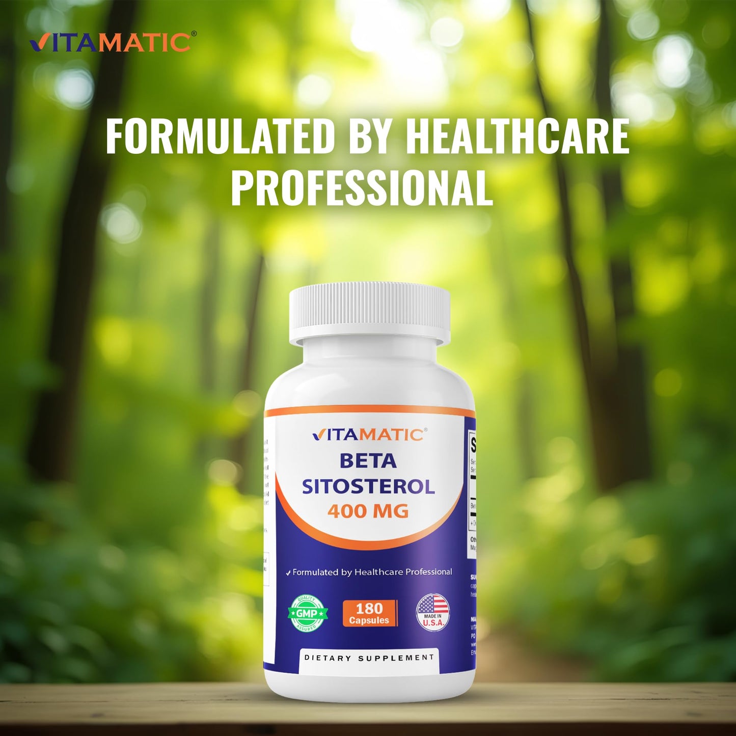 Vitamatic Beta Sitosterol Complex 400 mg Capsules 540