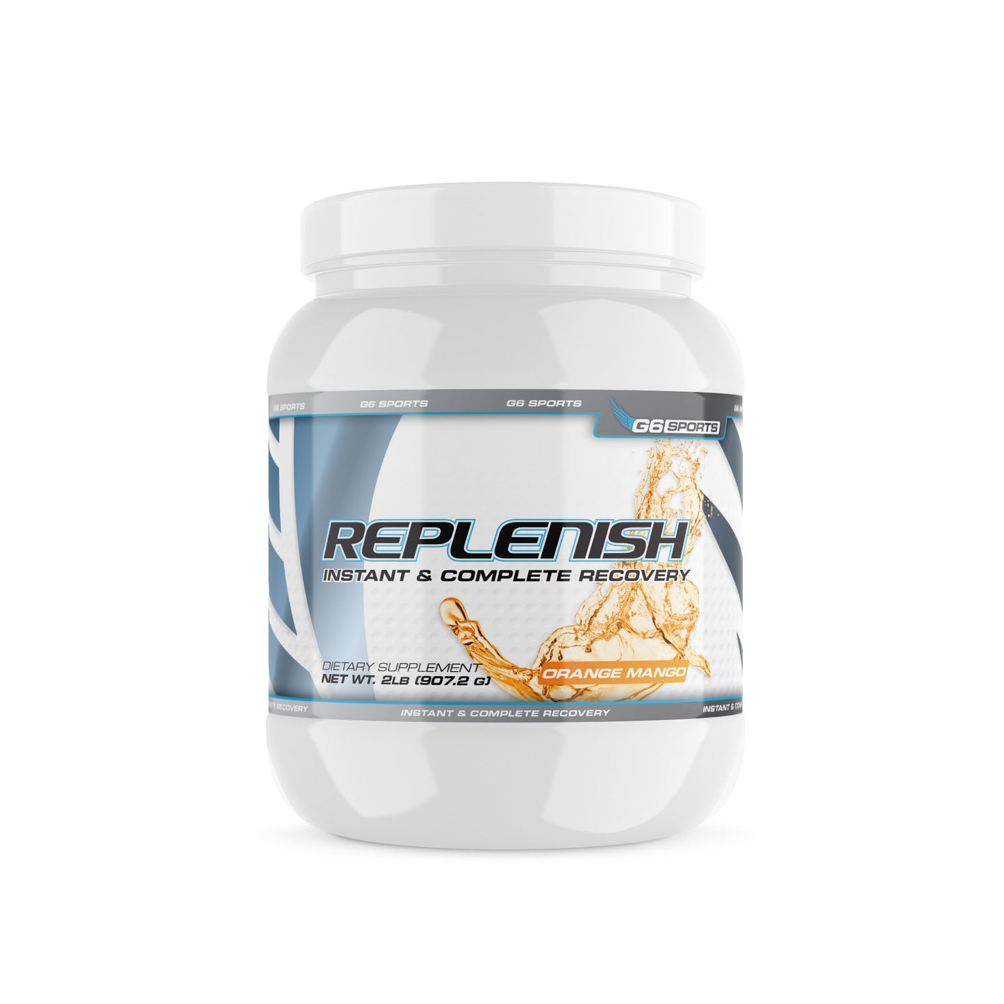 G6 Sports Replenish Instant & Complete Recovery Powder, 2 lb