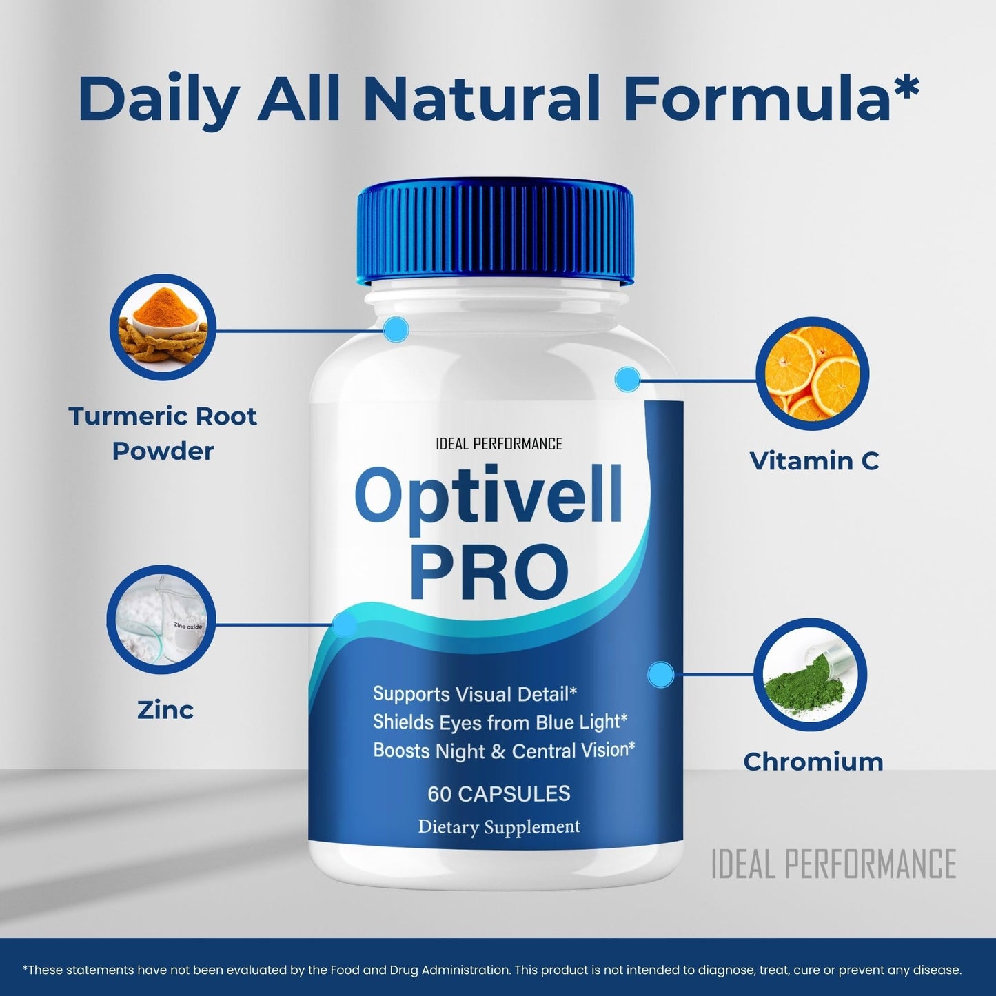 IDEAL PERFORMANCE Optivell Eye Capsules 300 Capsules