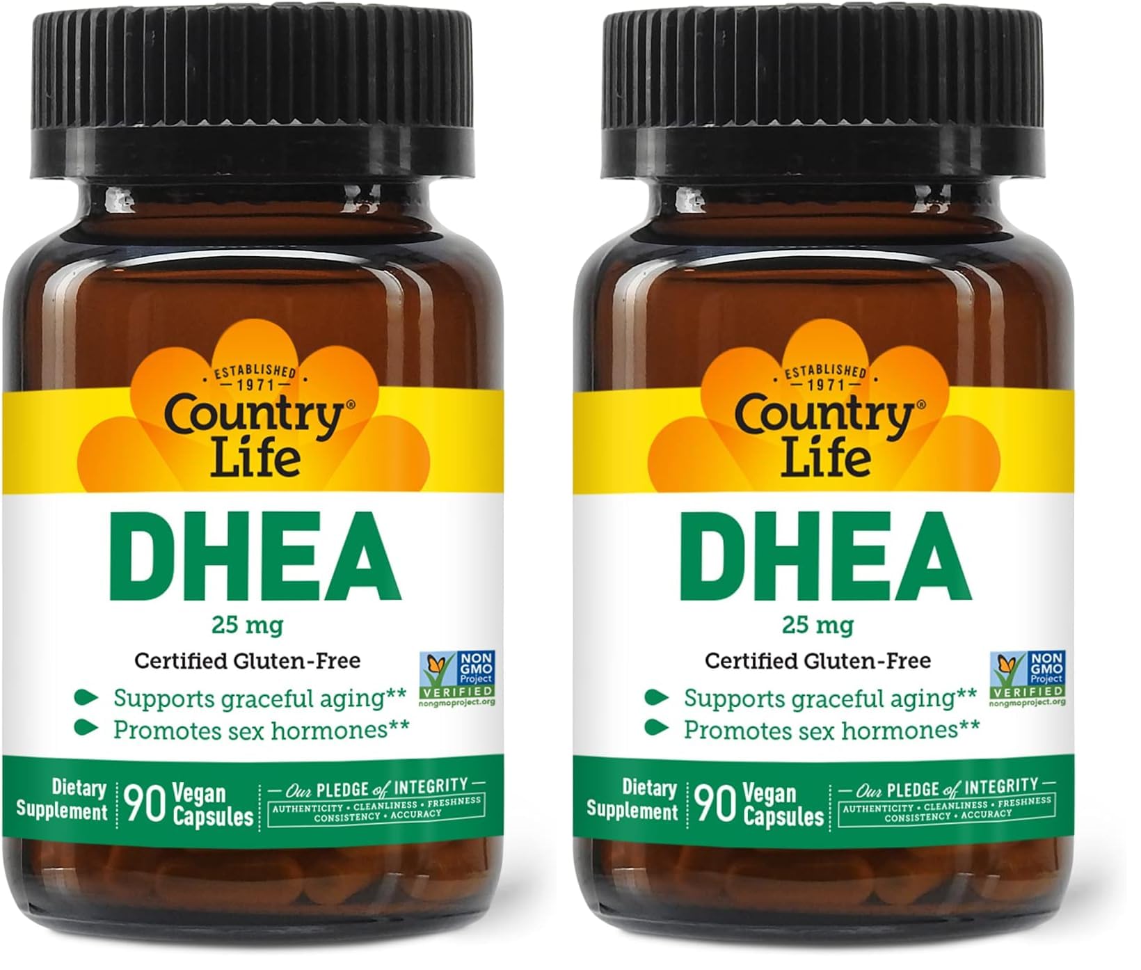 Country Life DHEA 25mg Capsule 180 Capsules