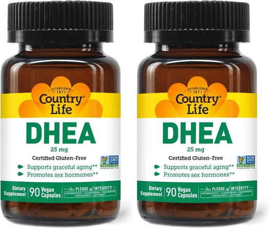 Country Life DHEA 25mg Capsule 180 Capsules