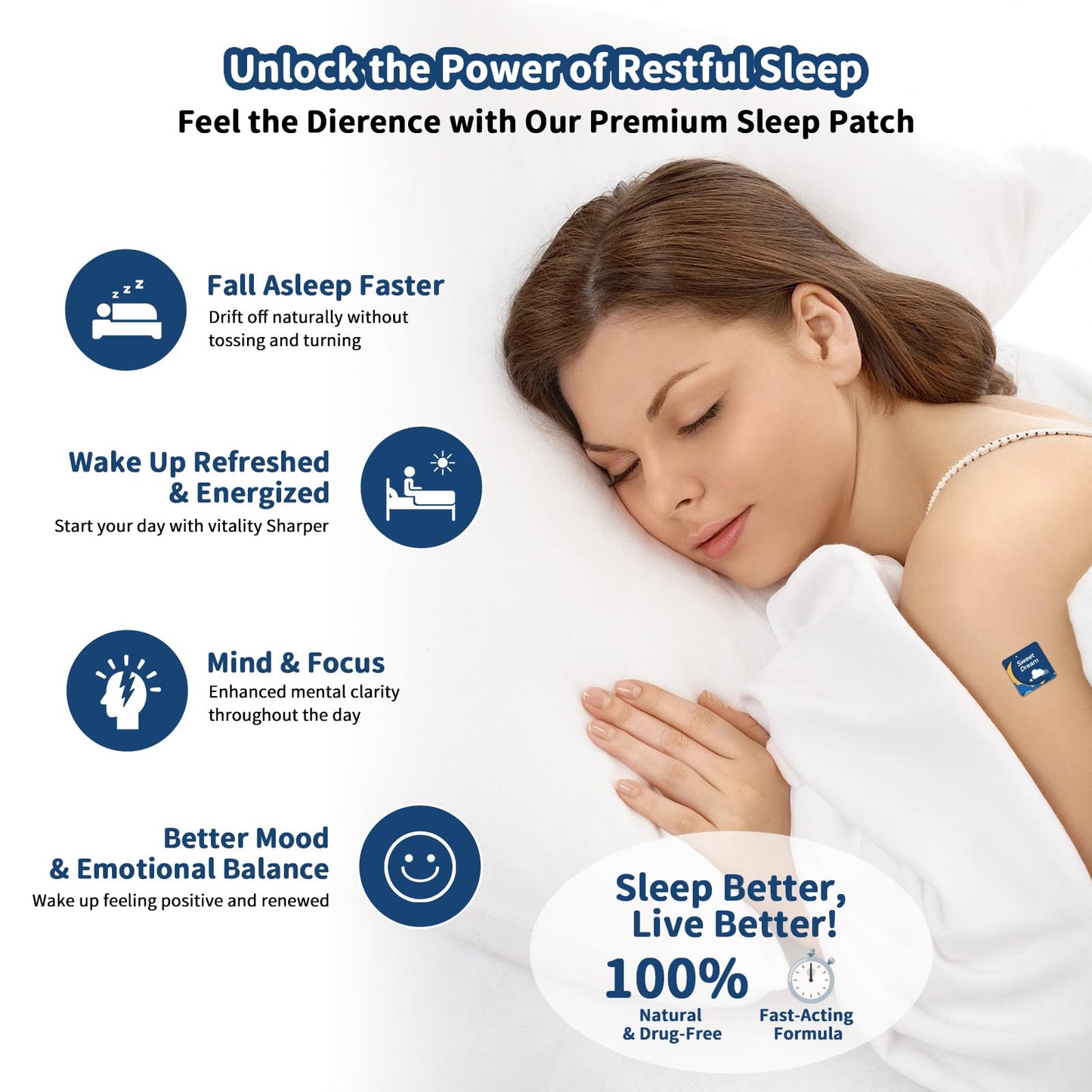 Kaeruw Sleep Caplets with Magnesium and Sour Cherry Extract, Plant-Based Sleep Aid, 120 Count