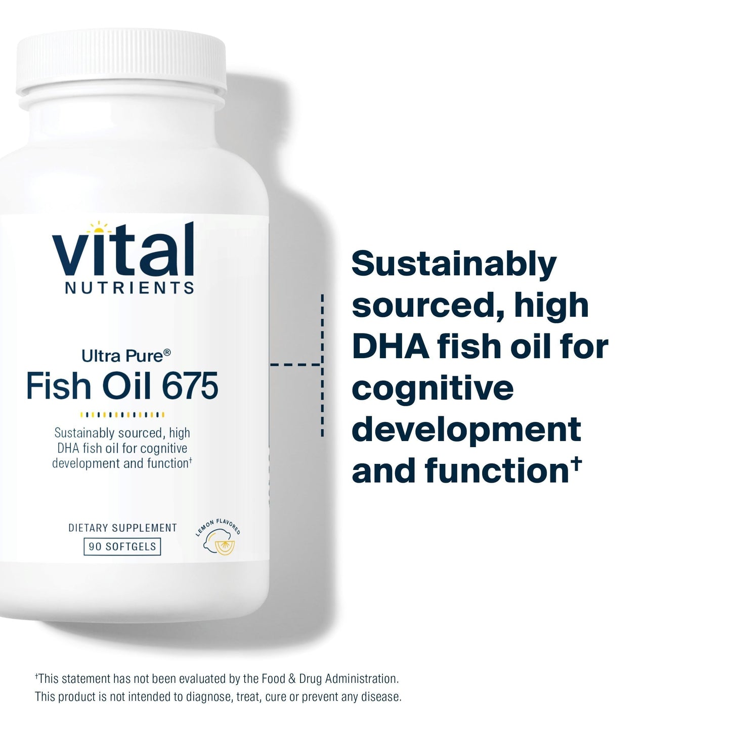 Vital Nutrients Ultra Pure Fish Oil 675 Softgels 90