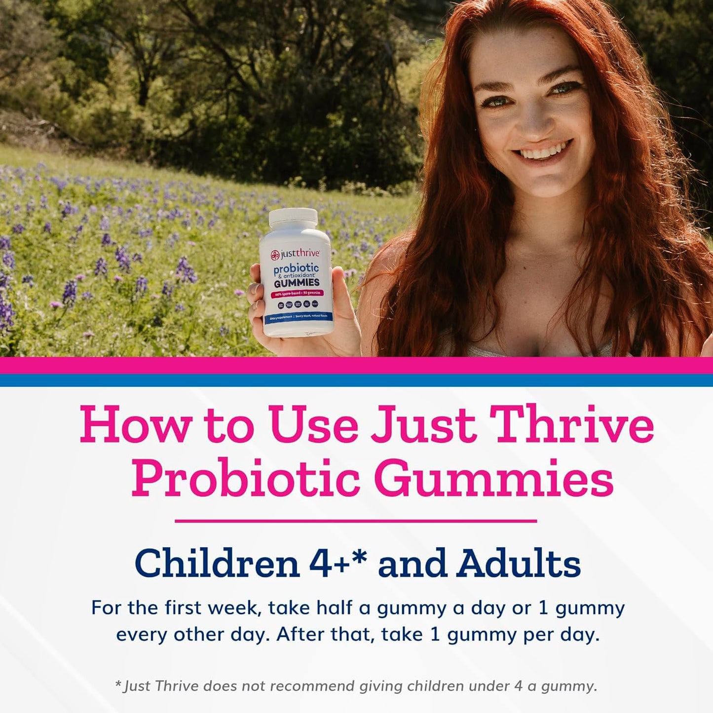 Just Thrive Probiotic Gummies 90 Count