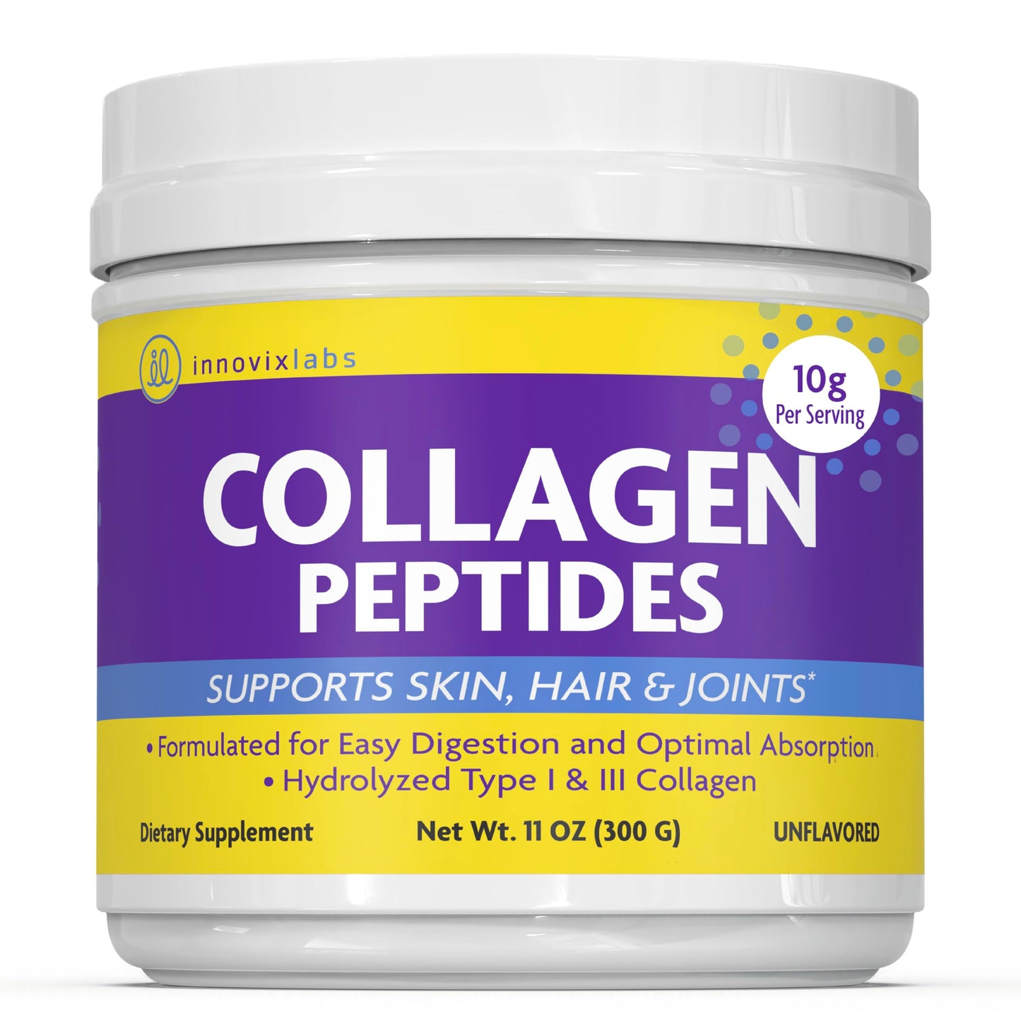 InnovixLabs Collagen Peptides Powder 14.29 Ounce Pack of 1