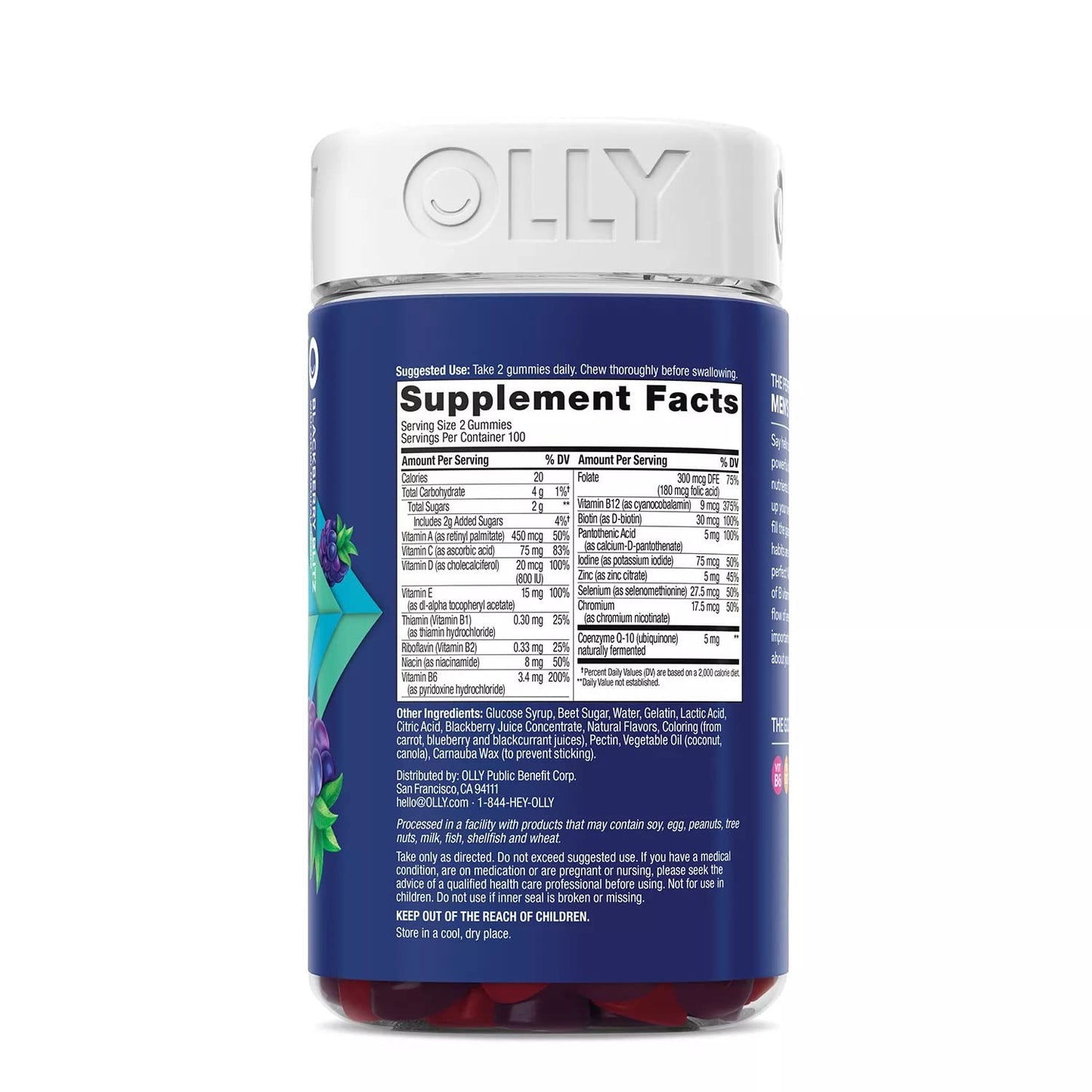 OLLY Men's Multivitamin Gummy 200 Count