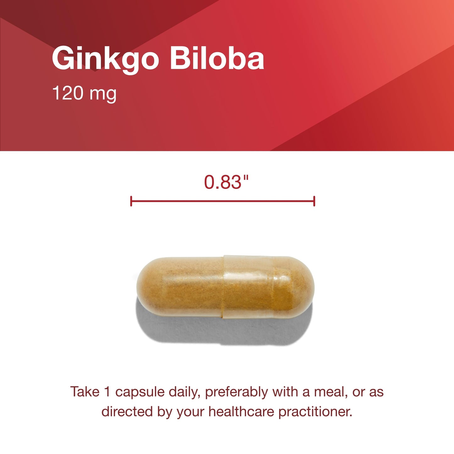 Protocol for Life Balance Ginkgo Biloba 120mg Brain Health Capsules 100