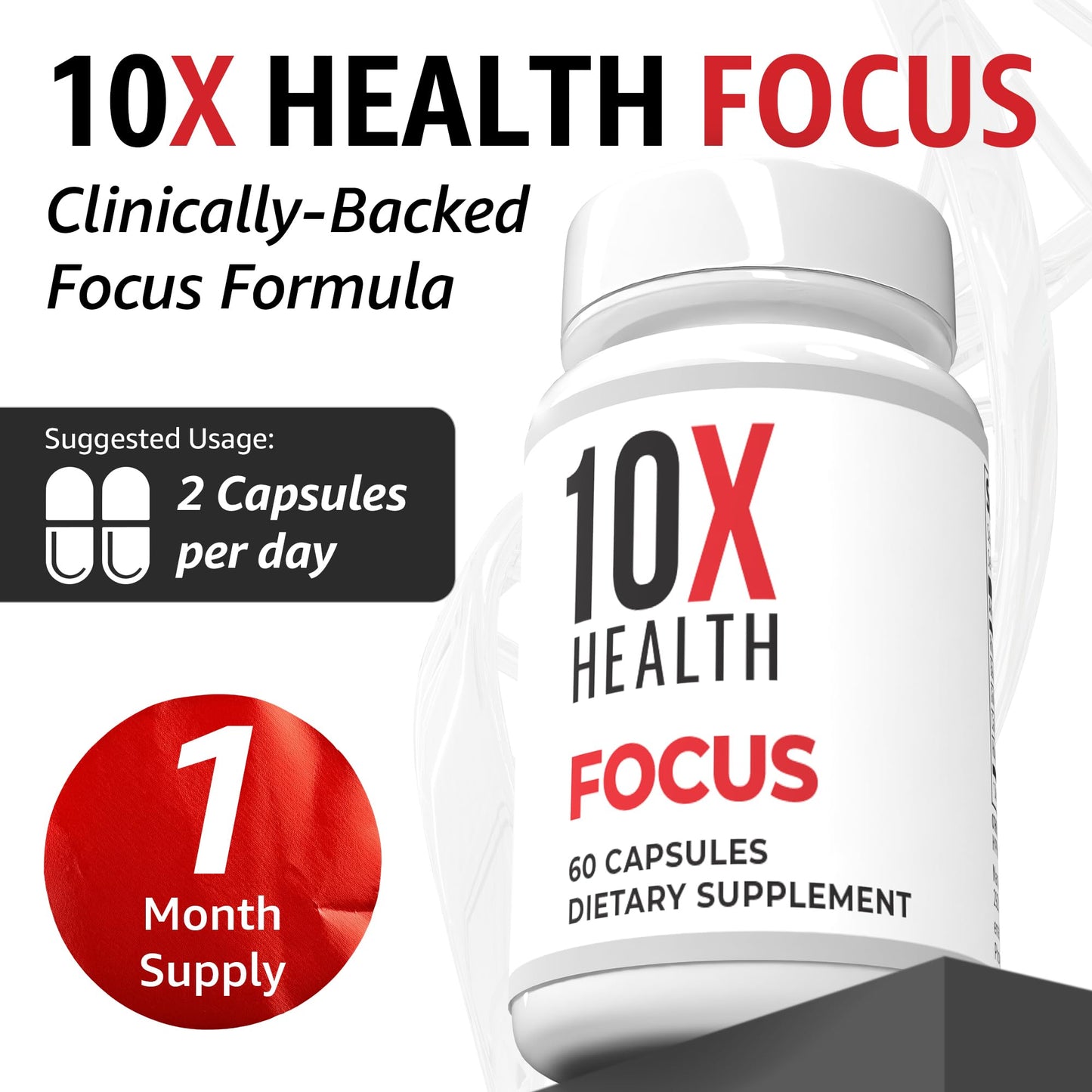 10X Health System 10X Health Focus Supplement 60 Capsules