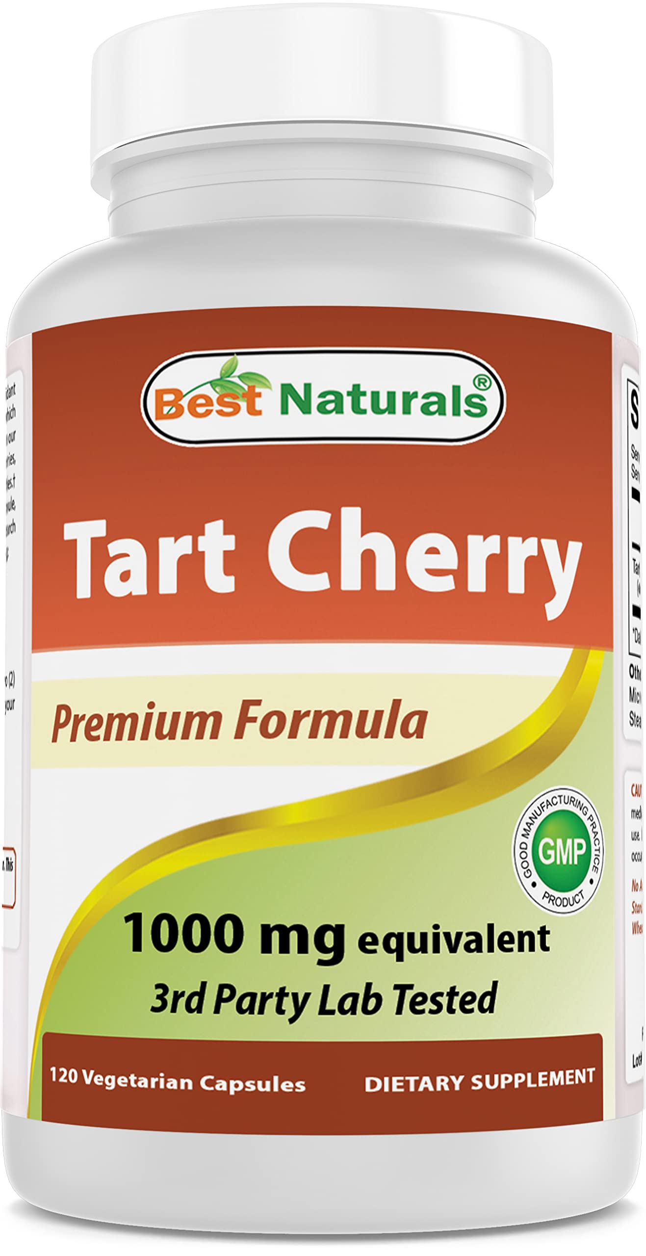 Best Naturals Tart Cherry Extract 1000 mg & Turmeric Curcumin 1500 mg/Serving with Bioperine Capsule, 1 Count