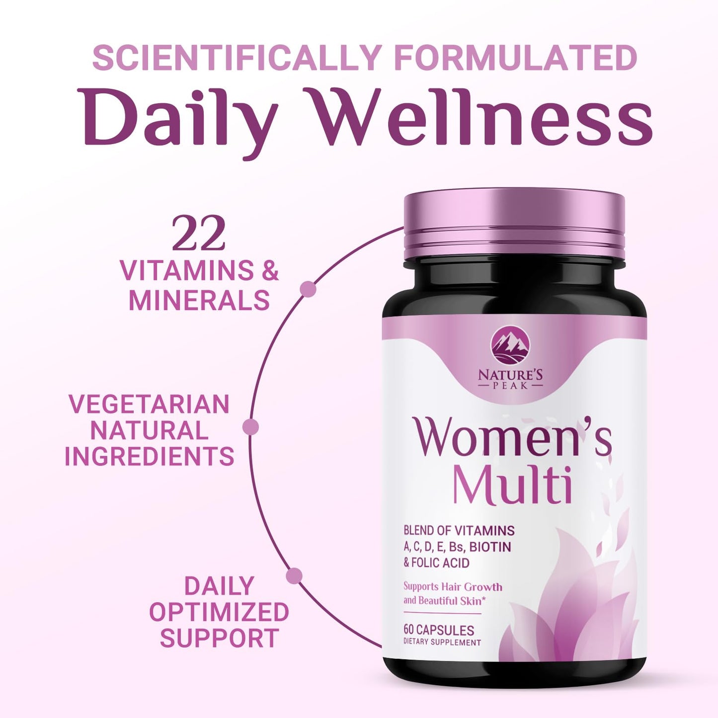 Nature's Peak Multivitamin for Women Capsule 60 Count