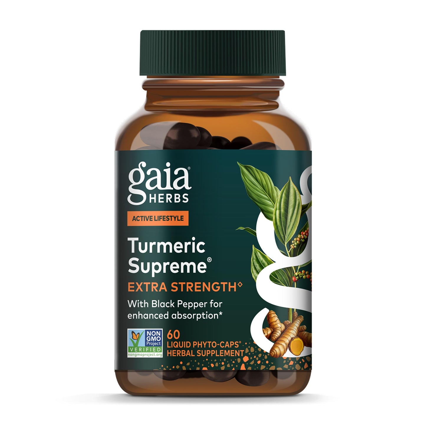 Gaia Herbs Turmeric Supreme Extra Strength Capsule, 60 Count
