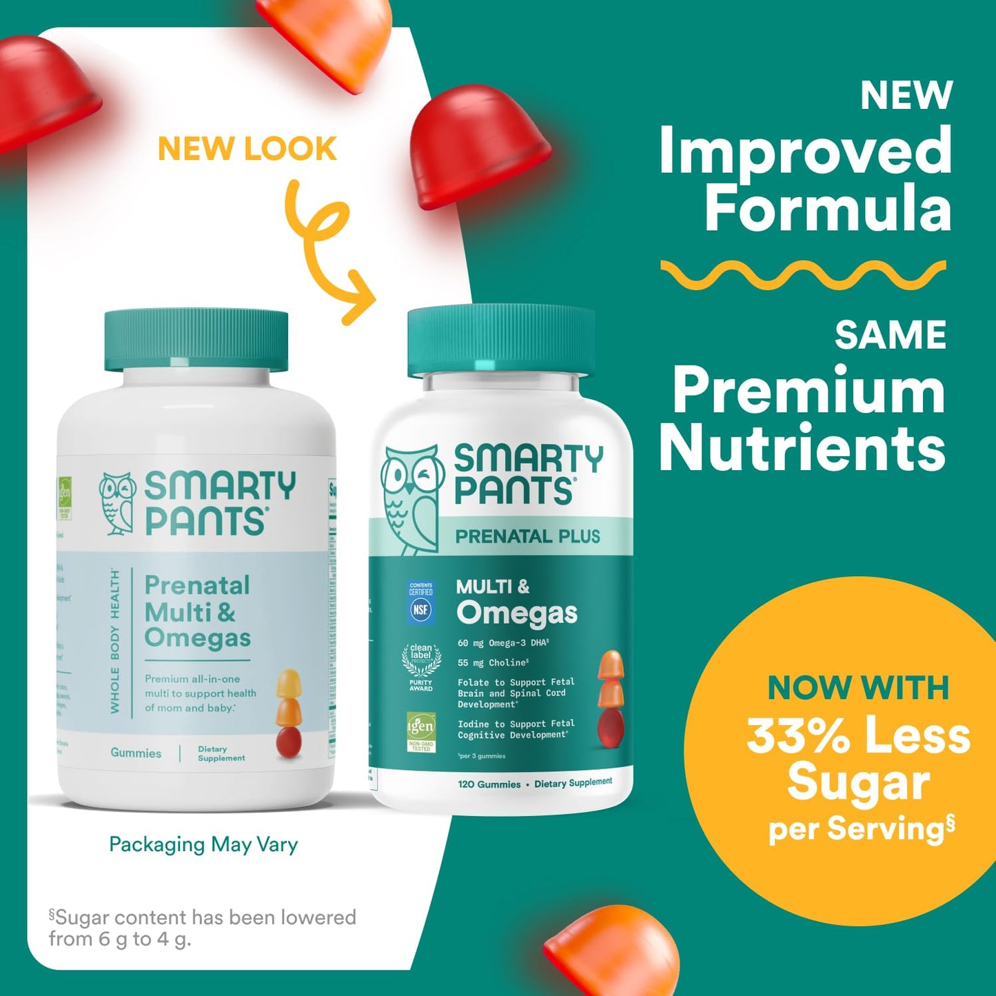 SmartyPants Prenatal Multivitamin Gummies 240 Count