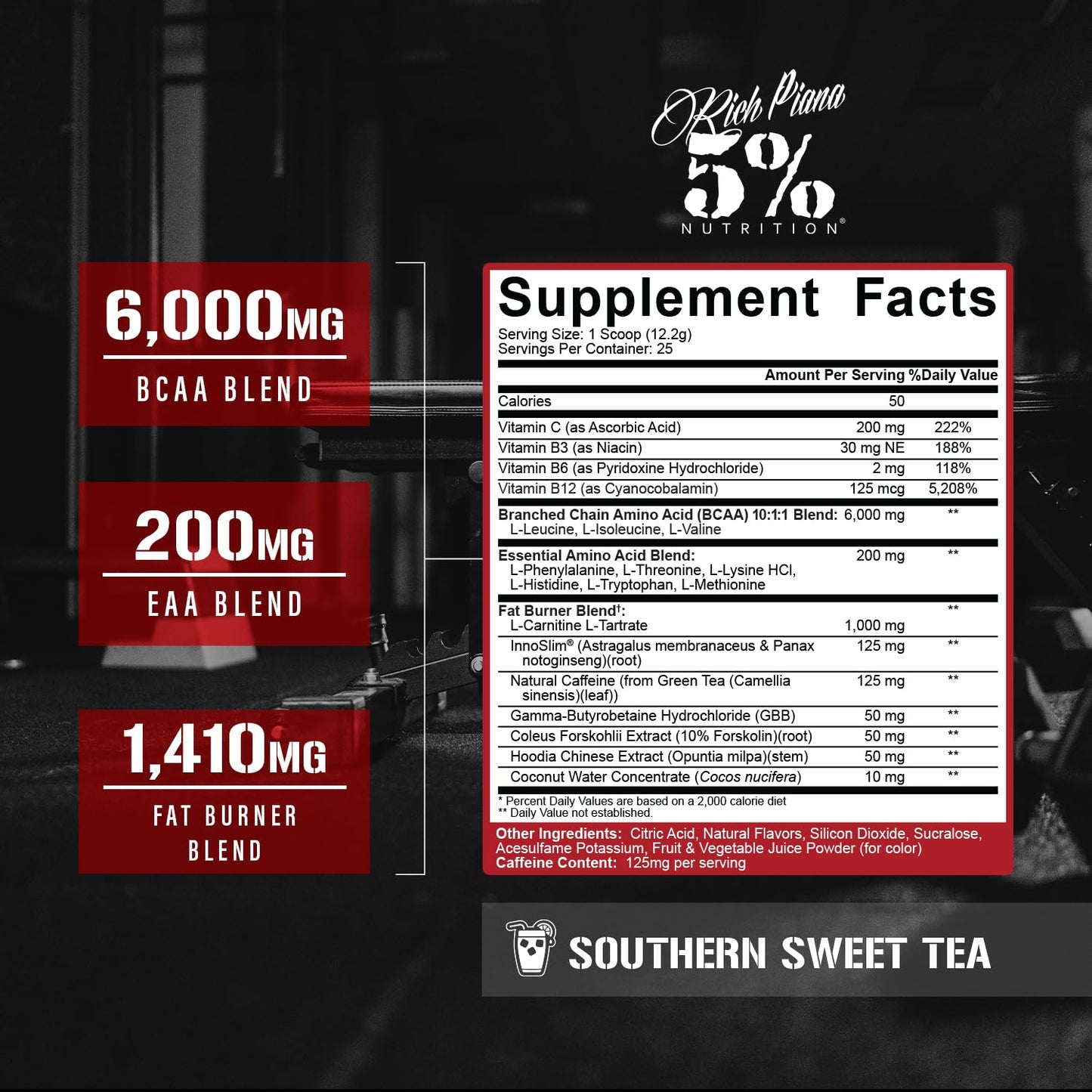 5% Nutrition AllDayYou Shred BCAA Powder 9.96 Ounce