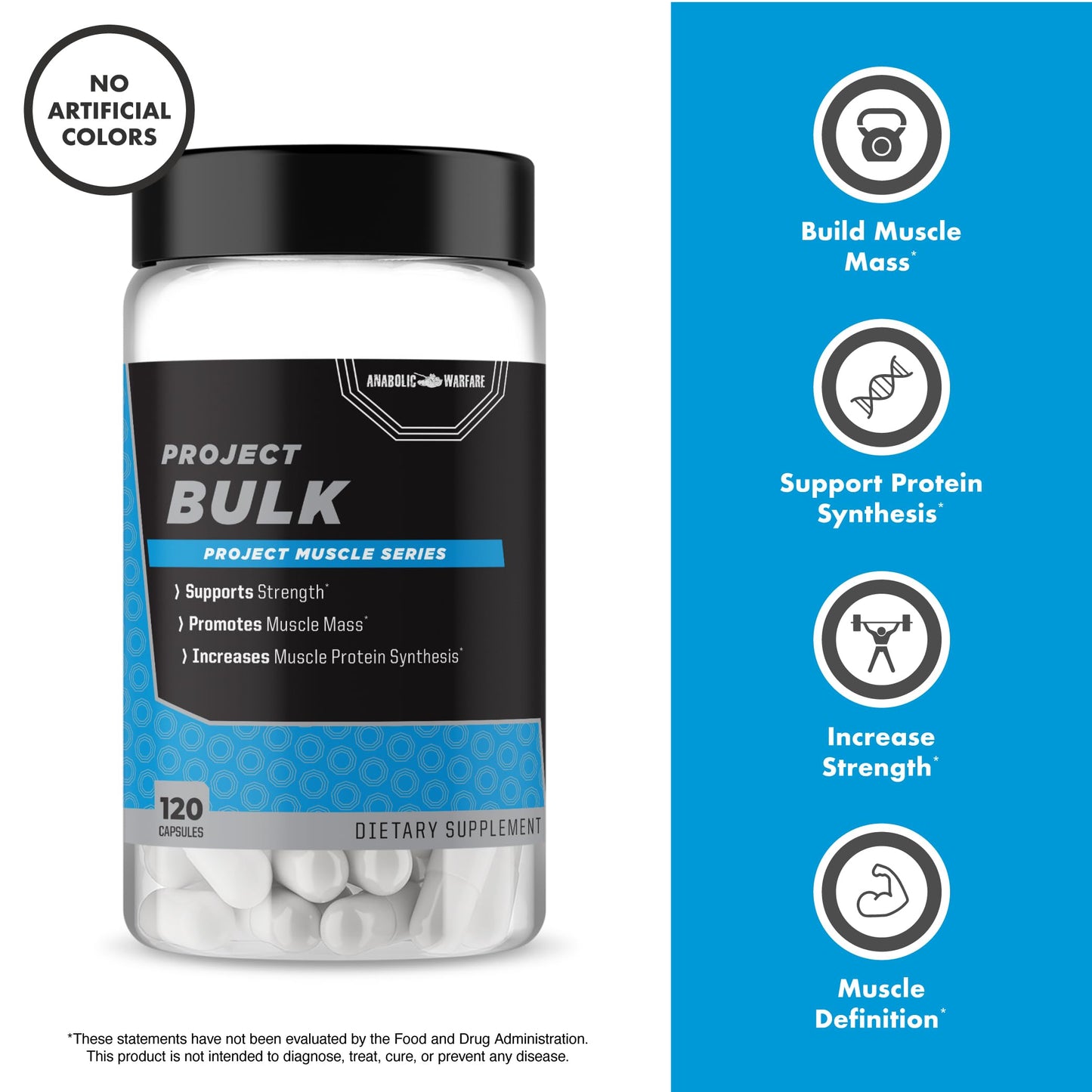 Anabolic Warfare Project Bulk 90 Capsules