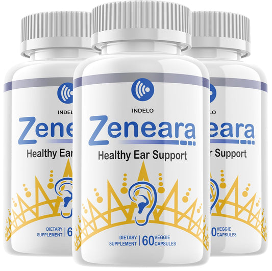 Indelo Zeneara Healthy Ear Support Capsules, 180 Capsules